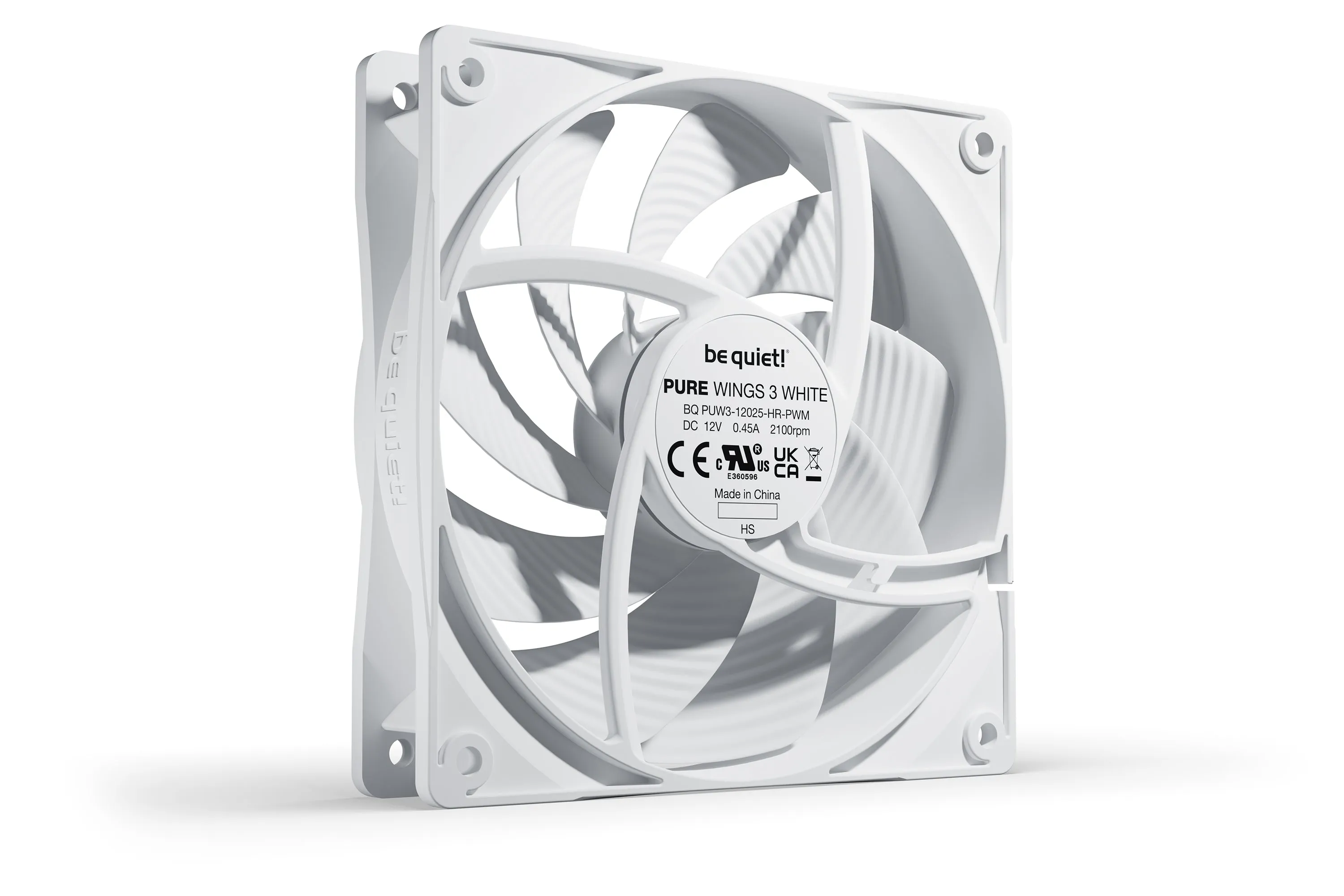 120Mm Be Quiet! Pure Wings 3 Pwm High-Speed White
