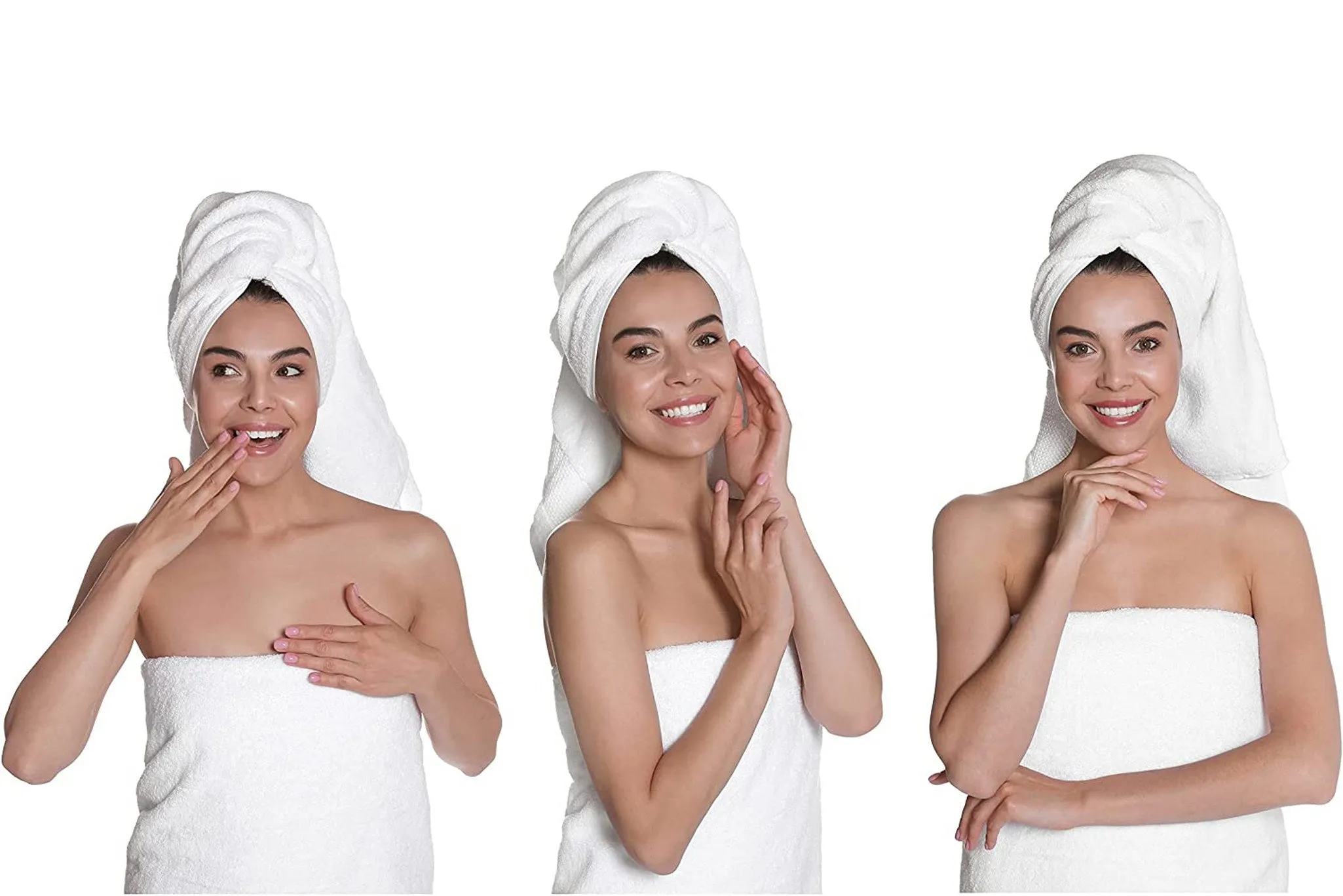 24 Pack Luxury 5 Star Hotel Premium Bath Towels Plush Heavy Weight  (27"x54") 17 lb/dz, Machine Washable super Soft