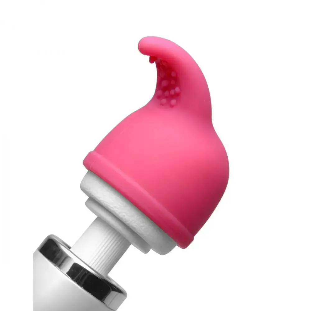 3.25-inch Silicone Pink Nuzzle Tip Wand Attachment