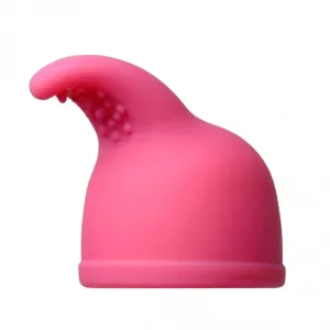 3.25-inch Silicone Pink Nuzzle Tip Wand Attachment