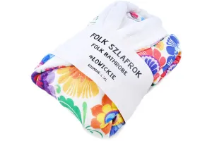 43" Bathrobe size L/XL - White Folk