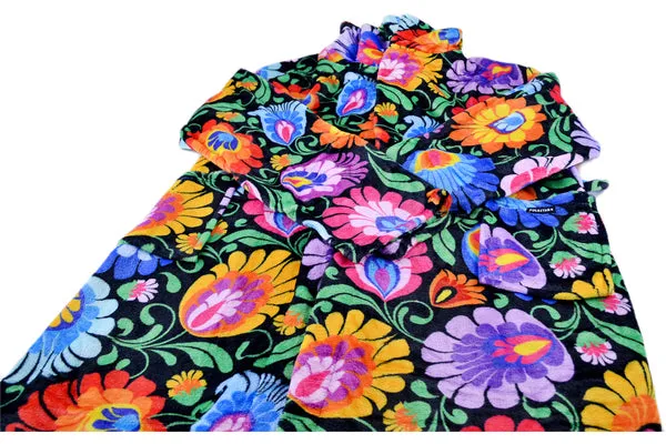 58" Bathrobe size XXL - Black