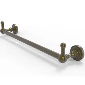 Allied Brass Dottingham Collection 18" Towel Bar with Integrated Hooks DT-41-18-PEG-ABR