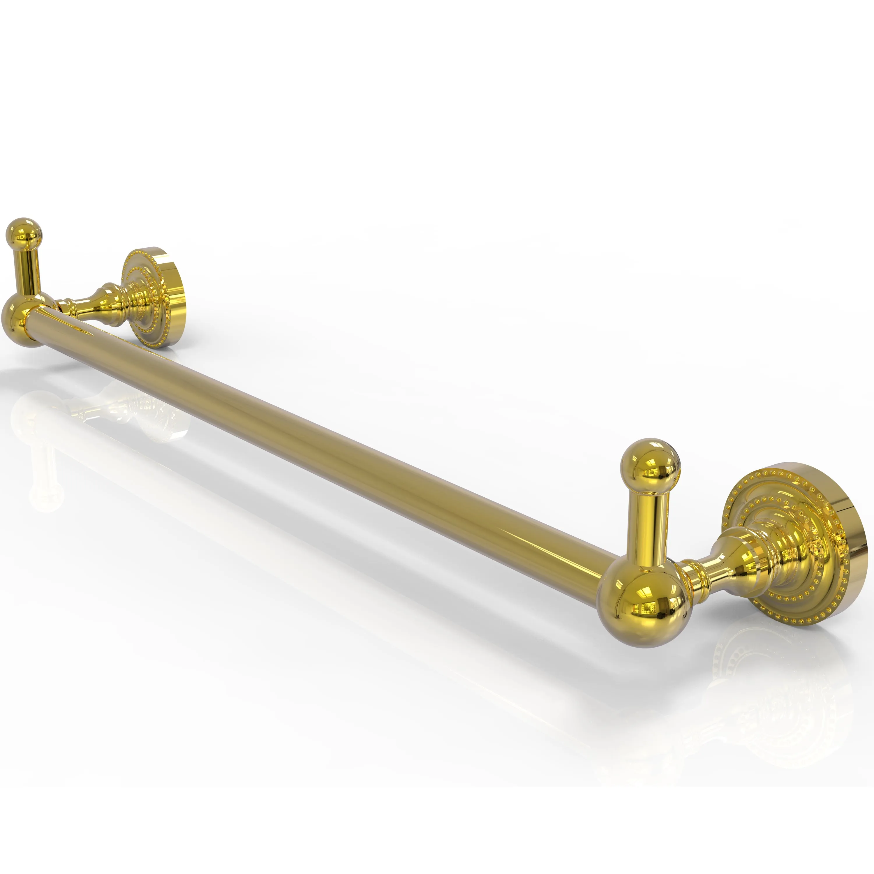 Allied Brass Dottingham Collection 18" Towel Bar with Integrated Hooks DT-41-18-PEG-ABR