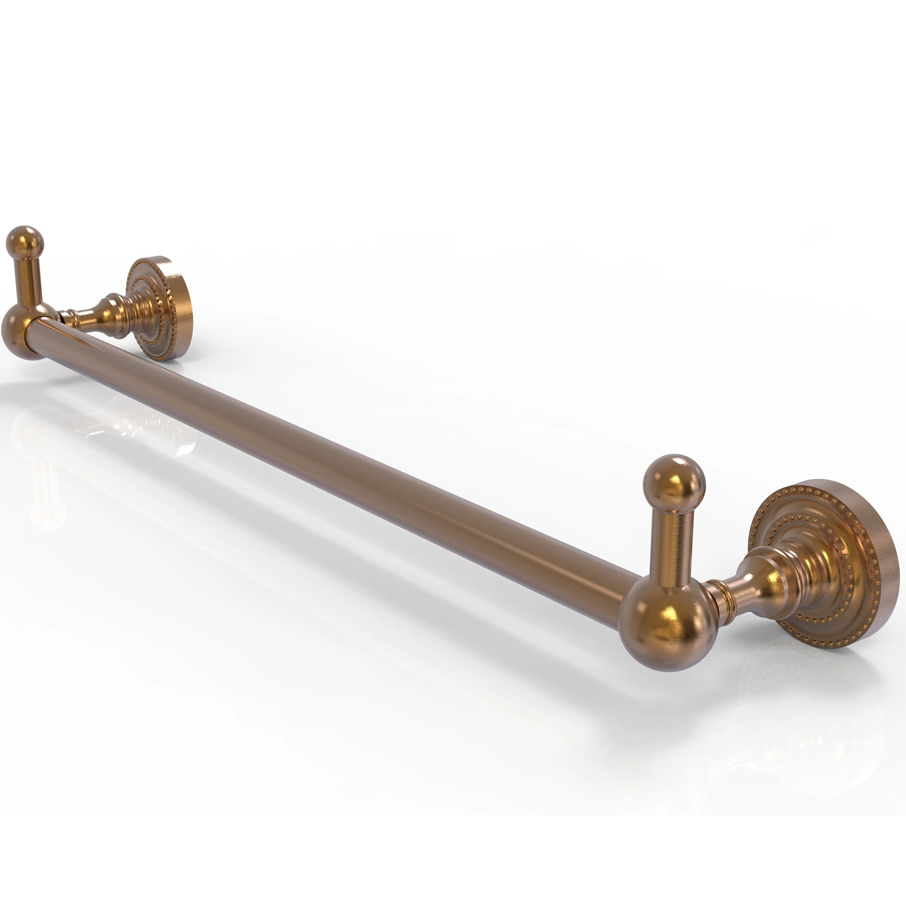 Allied Brass Dottingham Collection 18" Towel Bar with Integrated Hooks DT-41-18-PEG-ABR