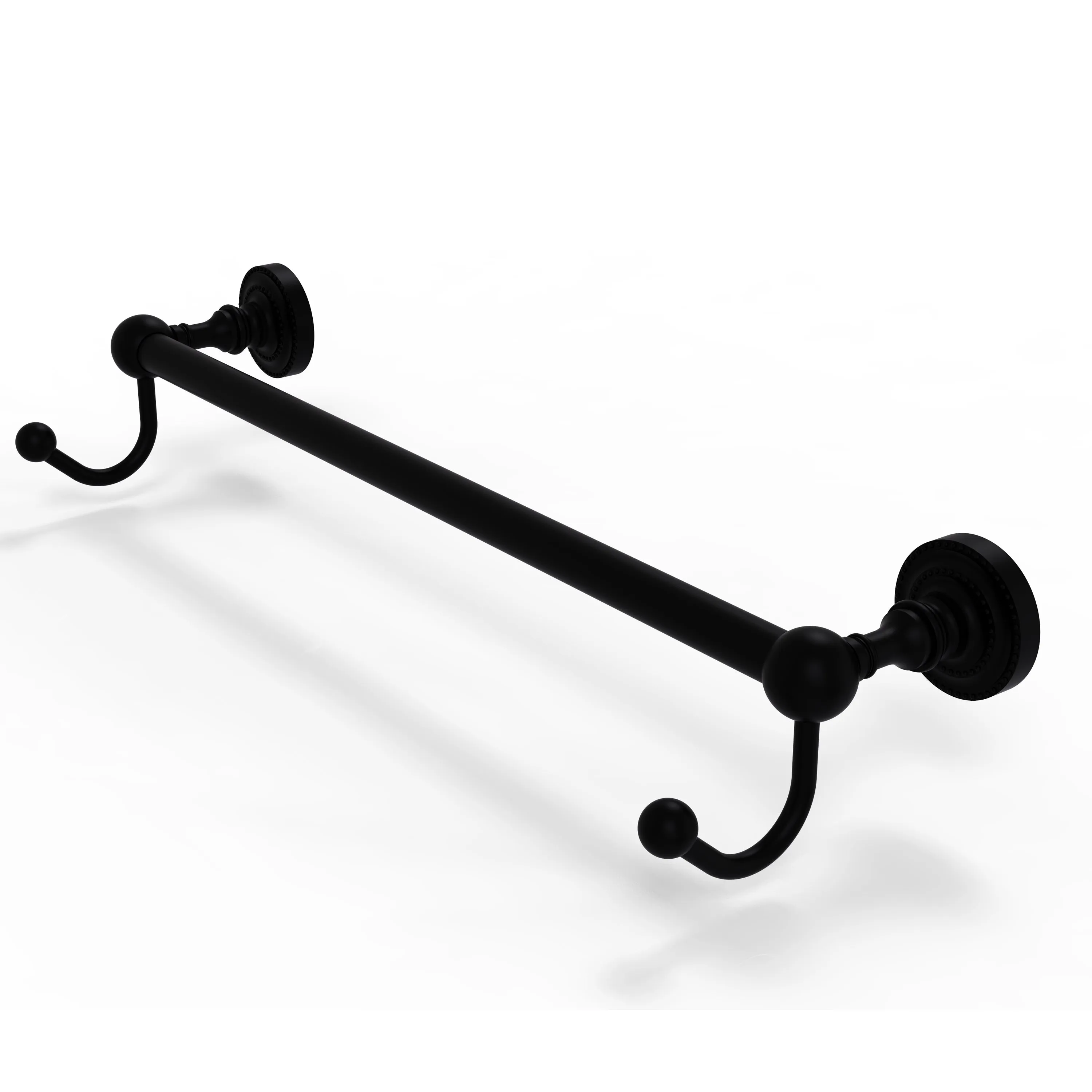 Allied Brass Dottingham Collection 24" Towel Bar with Integrated Hooks DT-41-24-HK-ABR