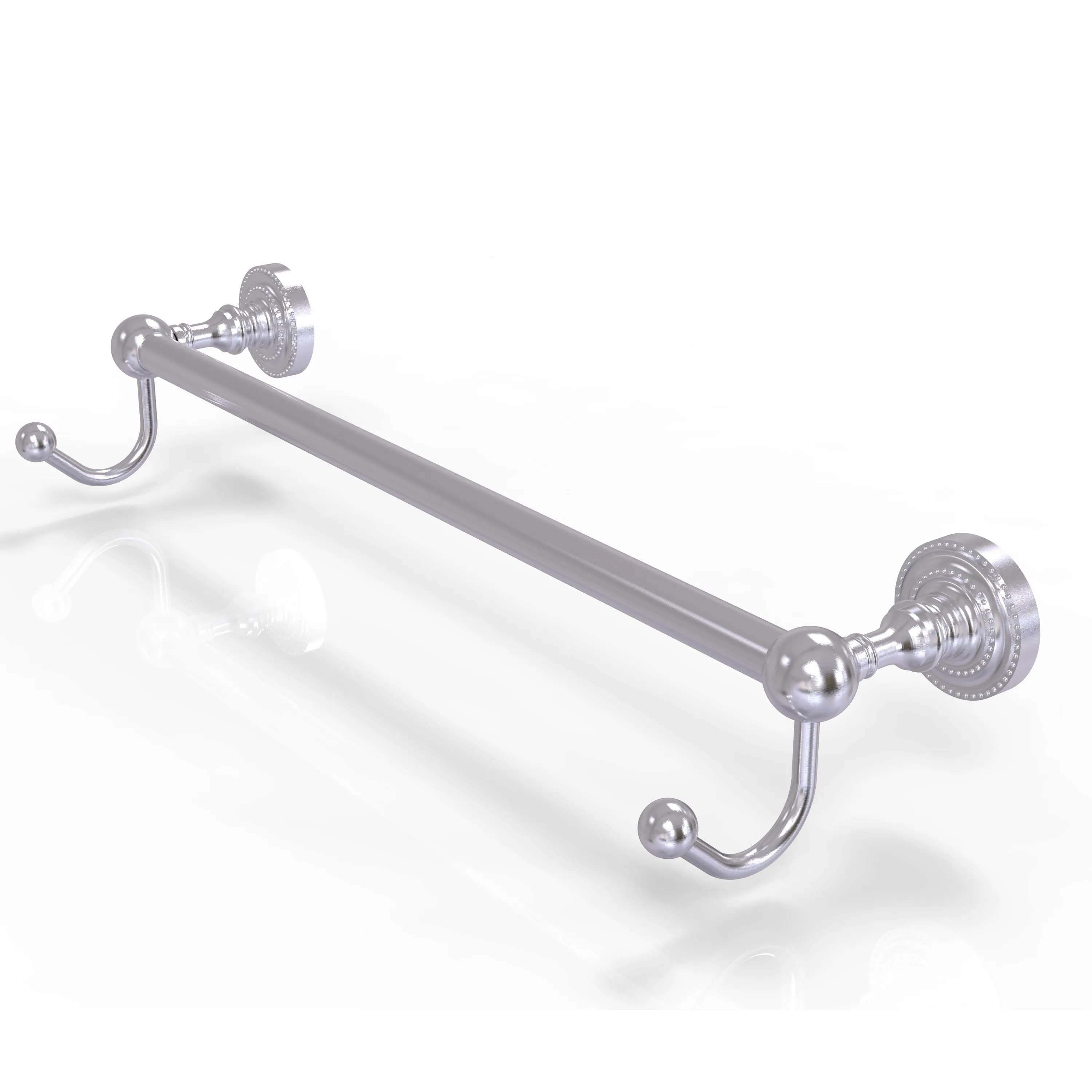 Allied Brass Dottingham Collection 24" Towel Bar with Integrated Hooks DT-41-24-HK-ABR