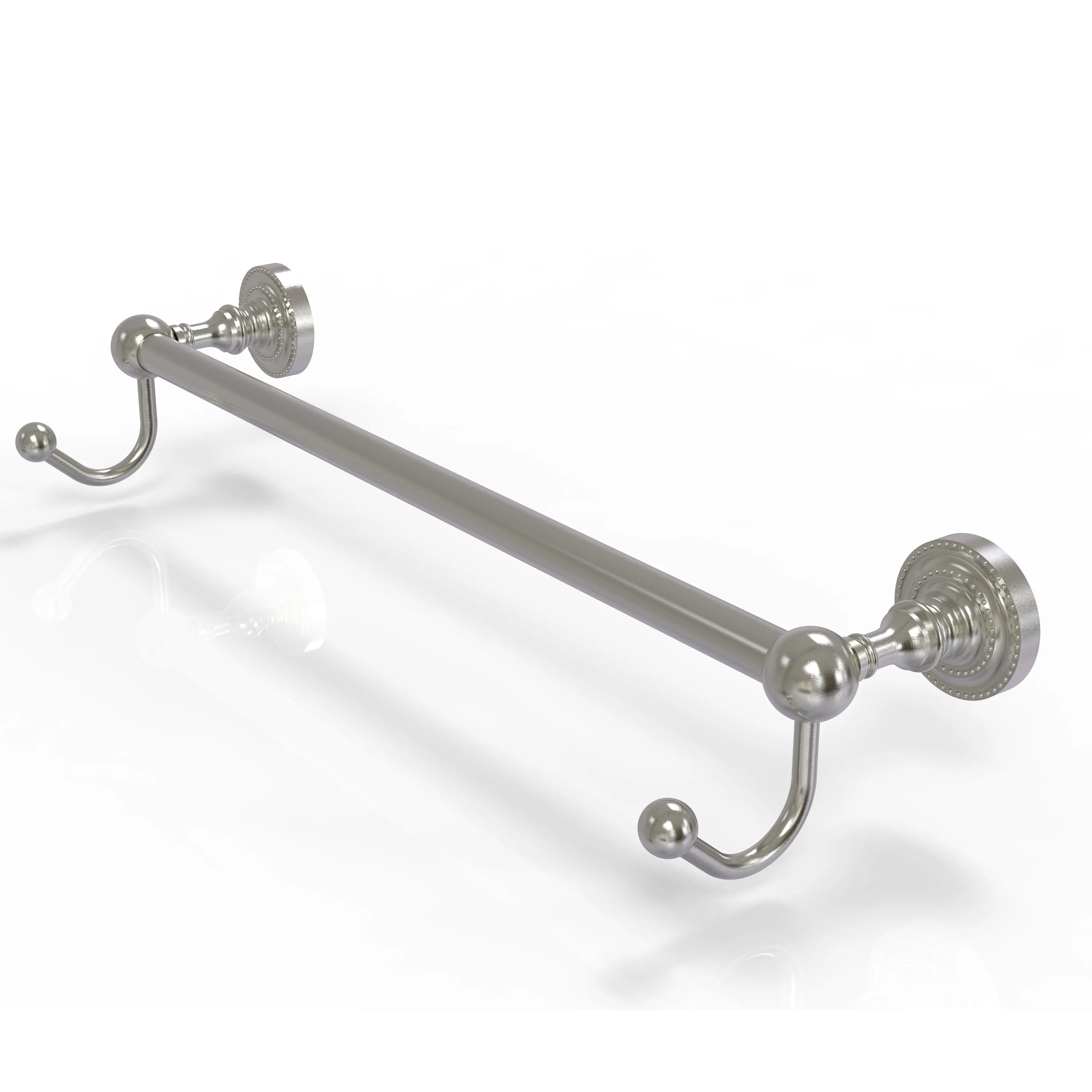 Allied Brass Dottingham Collection 24" Towel Bar with Integrated Hooks DT-41-24-HK-ABR