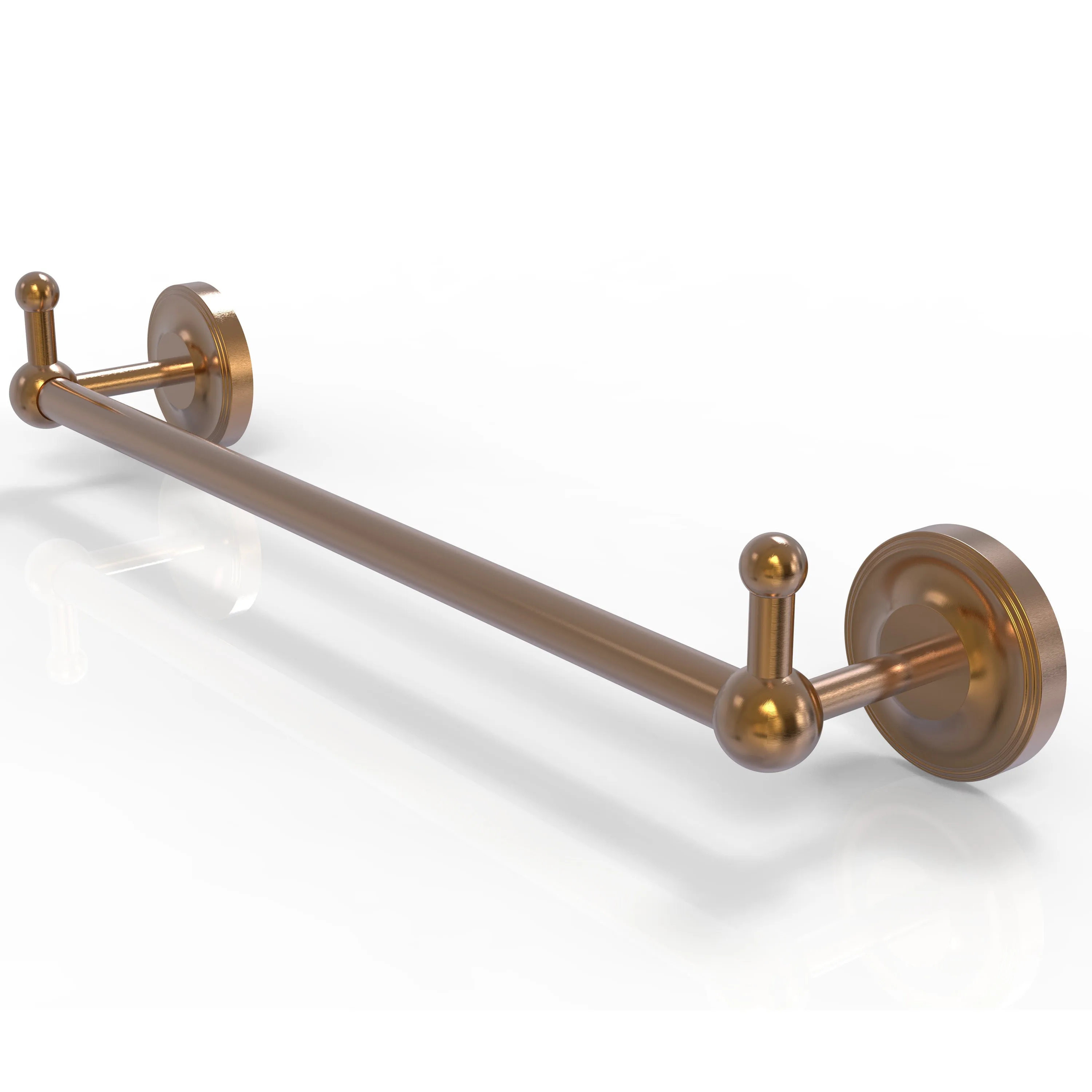 Allied Brass Prestige Regal Collection 18" Towel Bar with Integrated Hooks PR-41-18-PEG-ABR