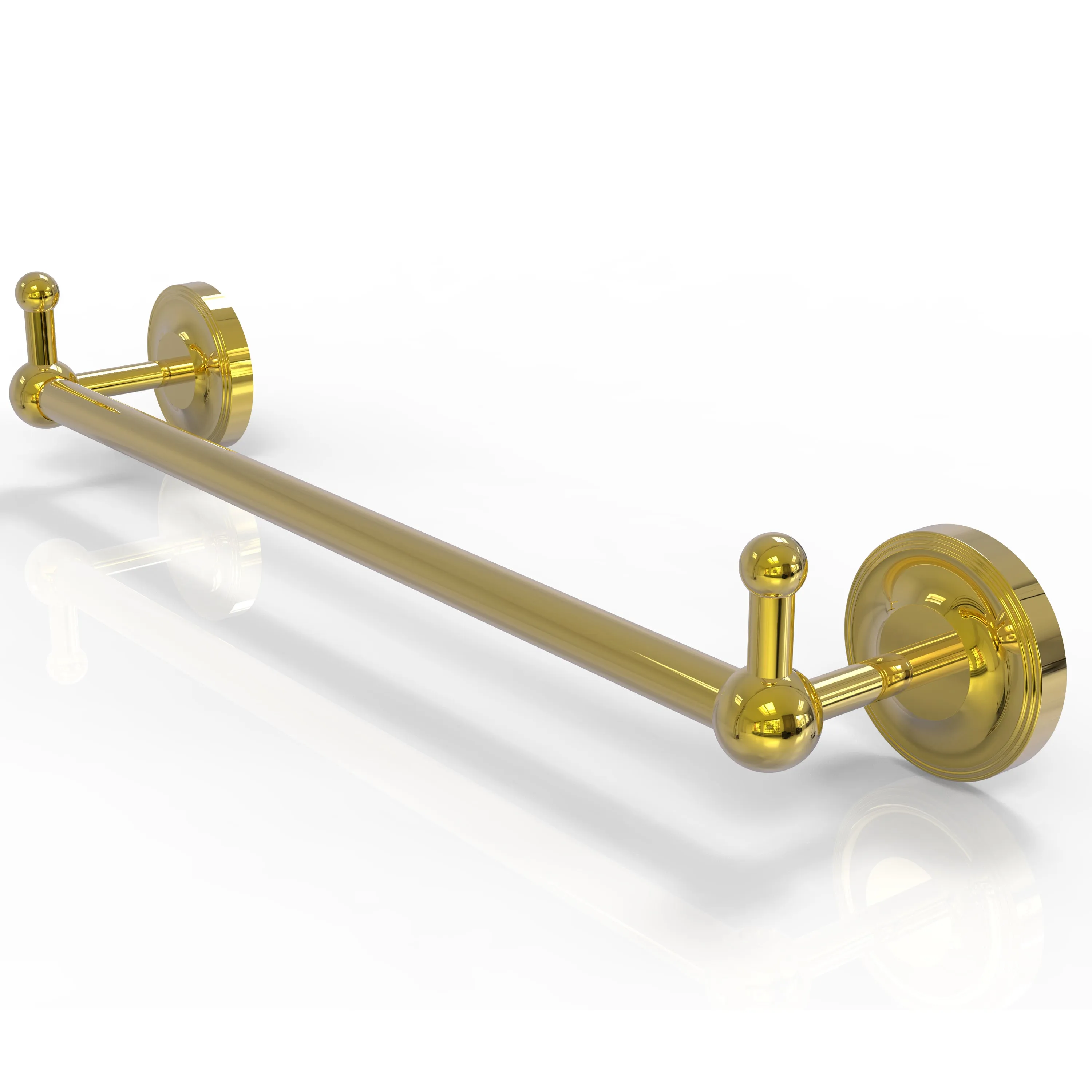 Allied Brass Prestige Regal Collection 18" Towel Bar with Integrated Hooks PR-41-18-PEG-ABR
