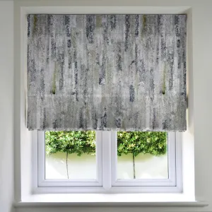 Aura Grey Natural Textured Velvet Roman Blinds