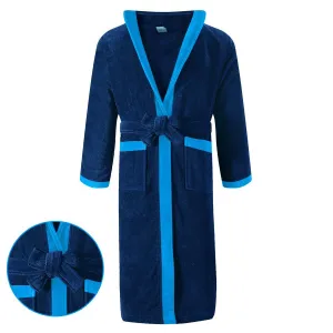 Boys Navy/Blue Terry Bathrobe (Discontinued)