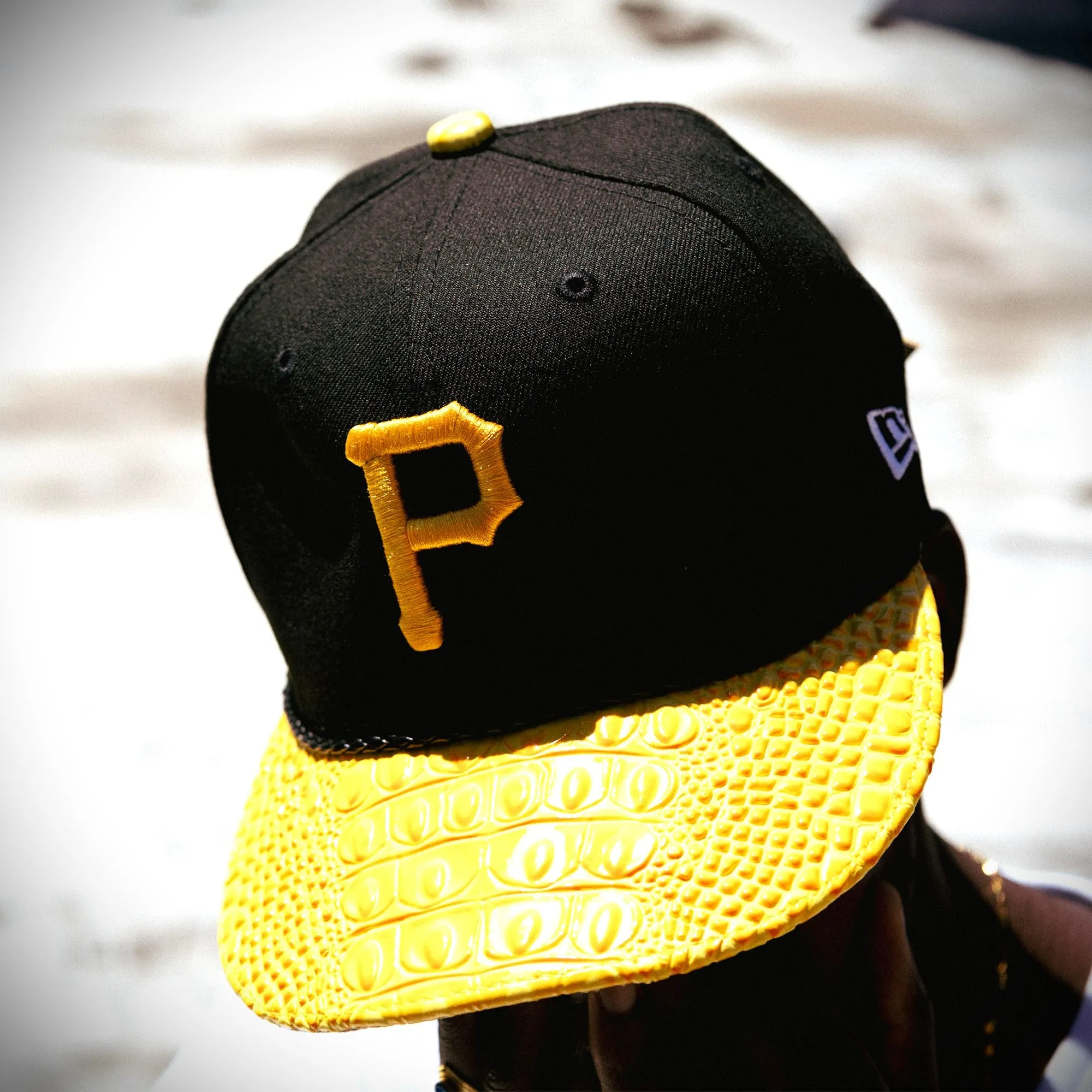 Breyer's Buck 50 Pittsburgh Pirates Hat With Leather Visor