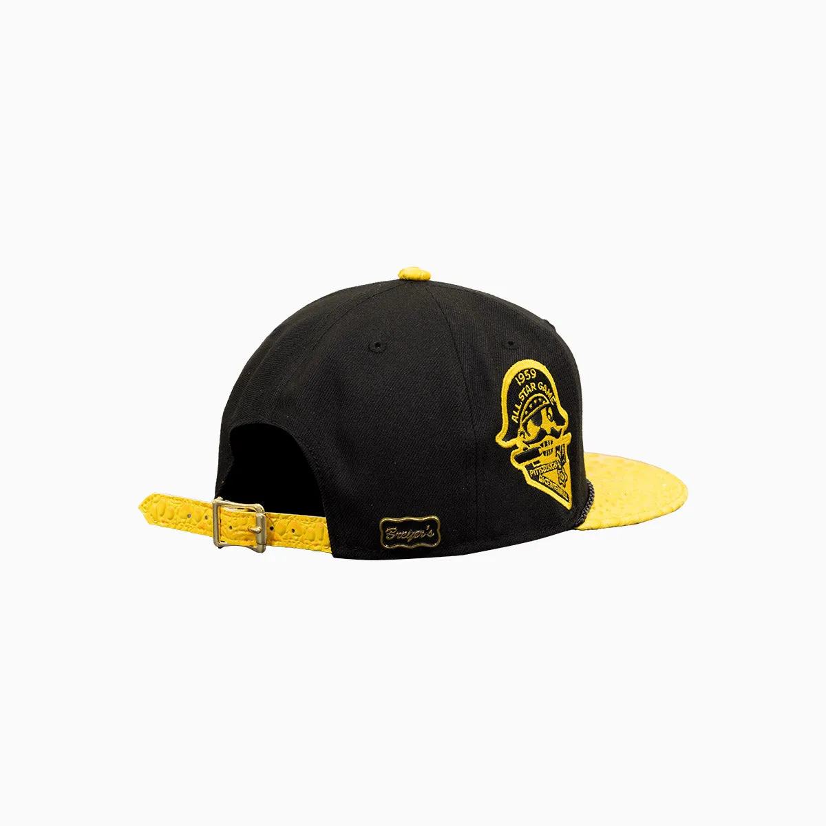 Breyer's Buck 50 Pittsburgh Pirates Hat With Leather Visor