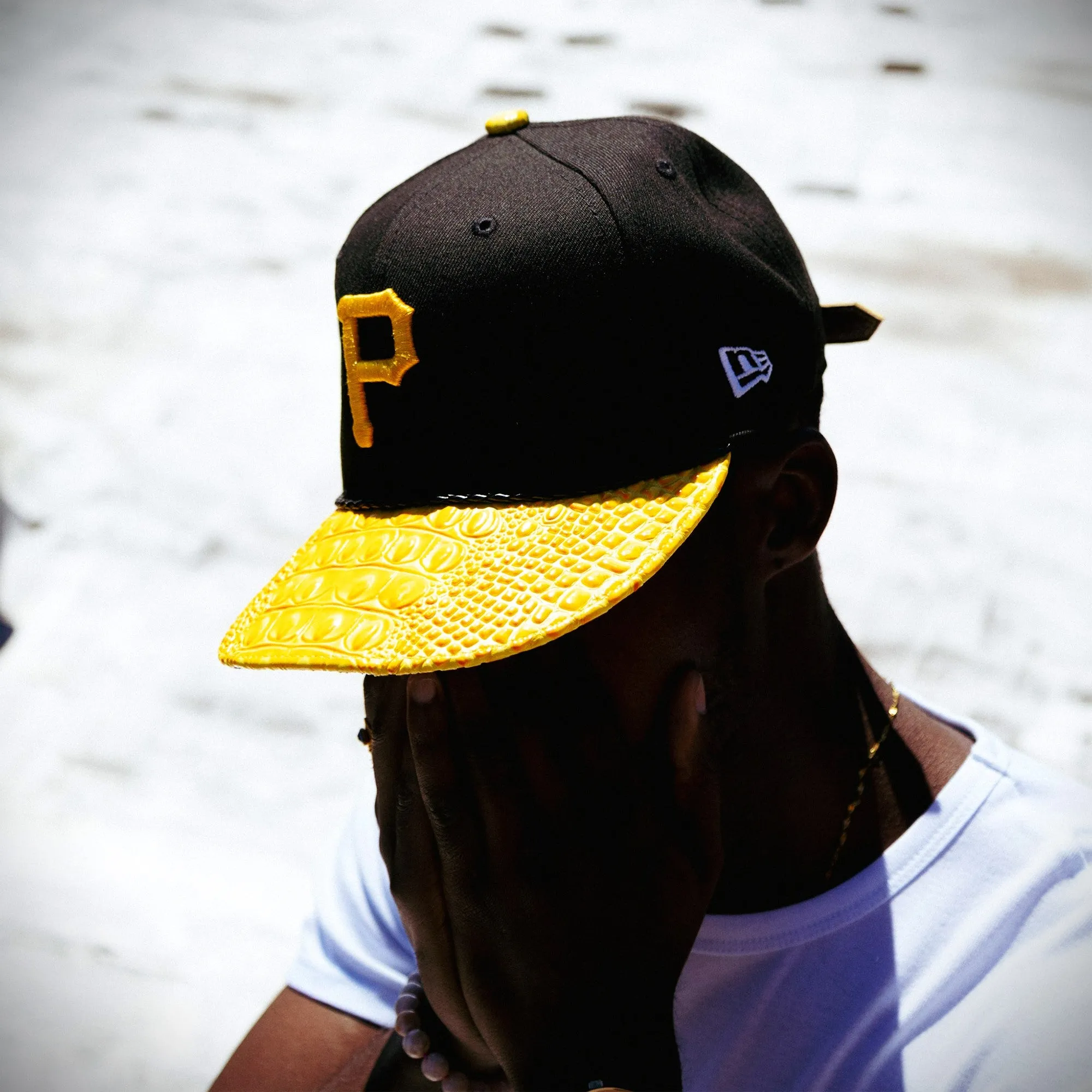 Breyer's Buck 50 Pittsburgh Pirates Hat With Leather Visor