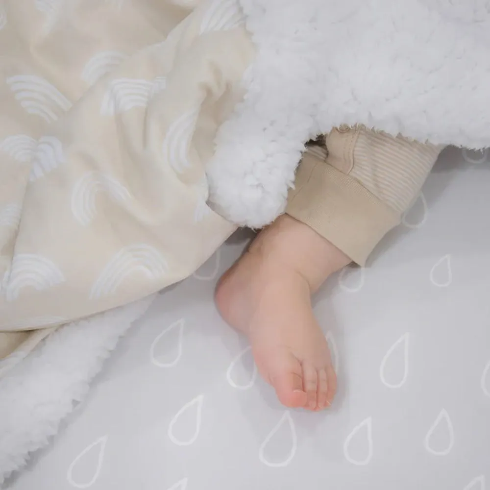Bubba Blue Nordic Cuddle Blanket Lamb Fleece