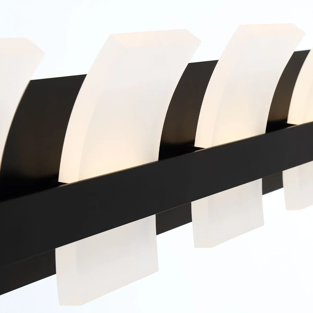 Cambridge 36 In. 5 Lights LED Vanity Light Black Finish