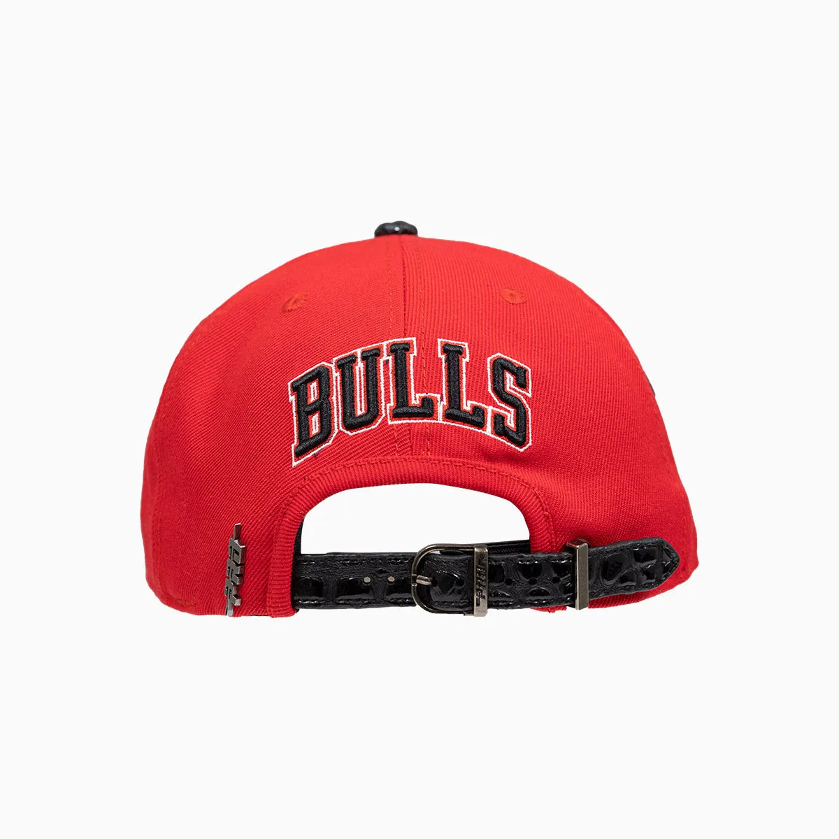 Chicago Bulls NBA Hat With Leather Visor
