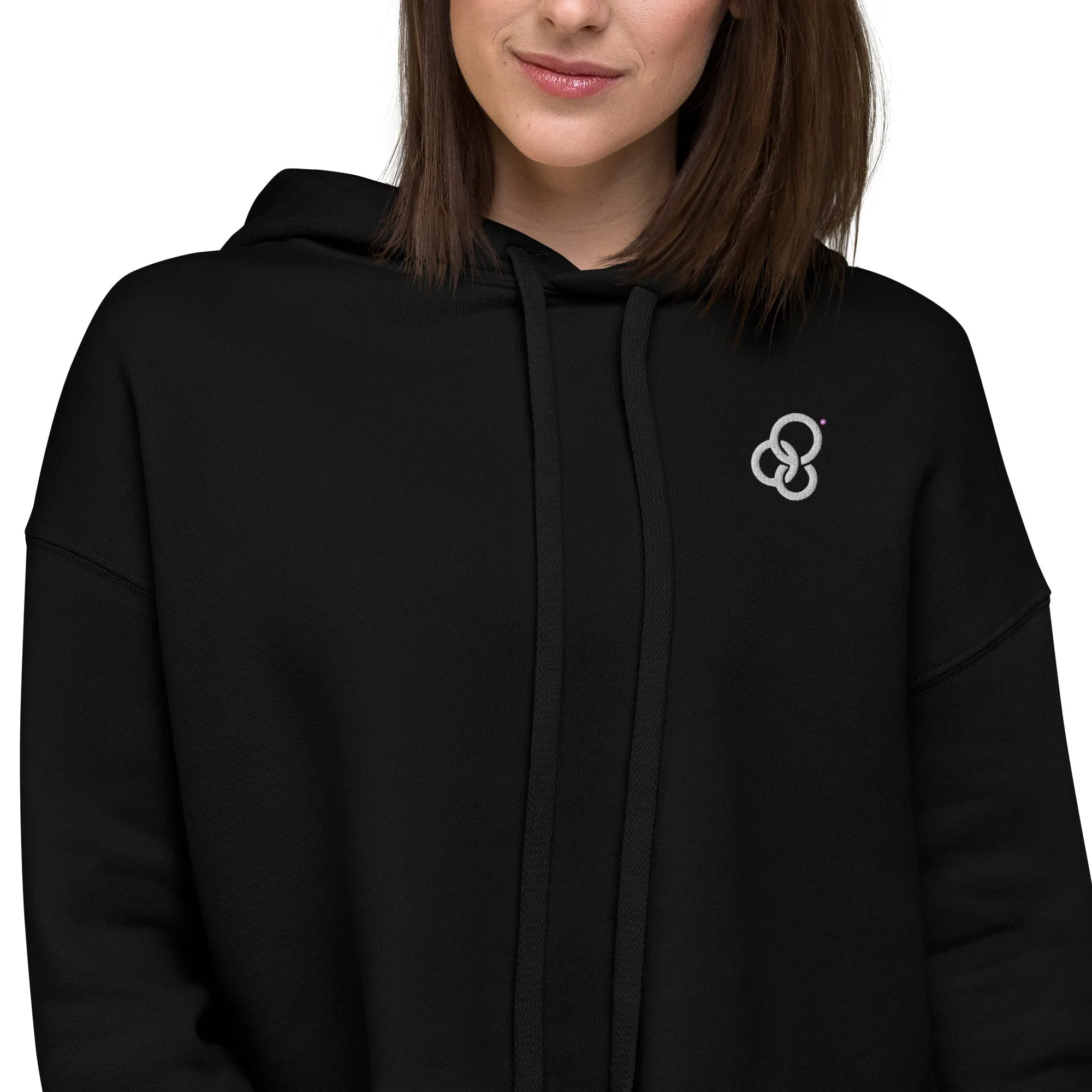 City Life Women's Crop Hoodie