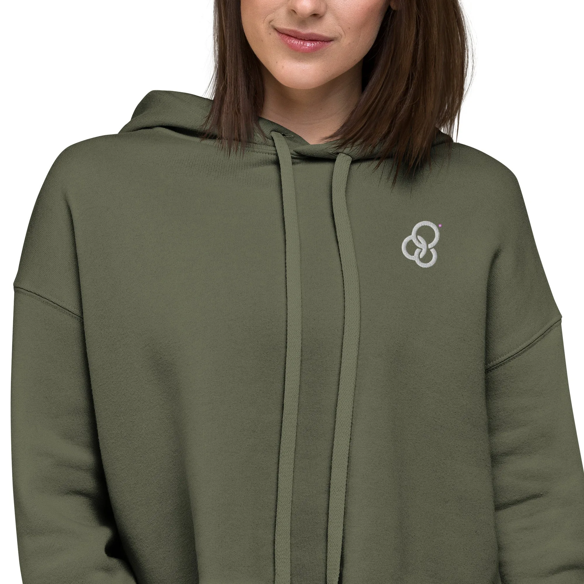 City Life Women's Crop Hoodie