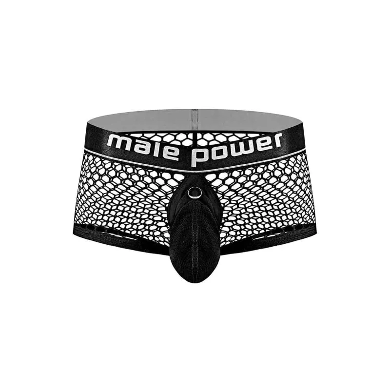 Cock Pit Net Mini Cock Ring Short - Medium Black