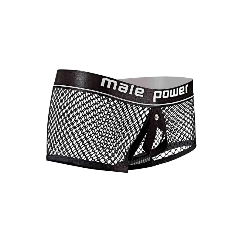 Cock Pit Net Mini Cock Ring Short - Medium Black