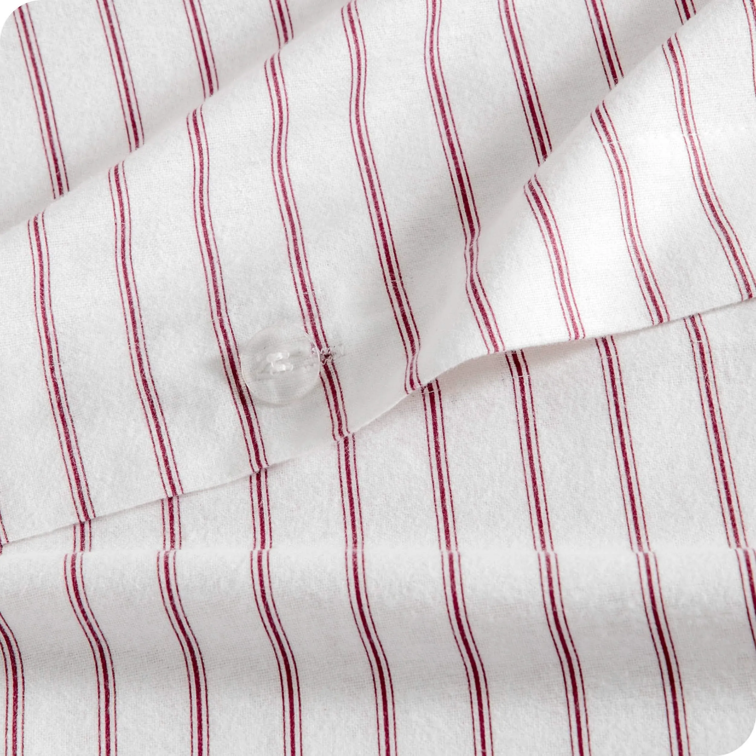 Cotton Flannel Duvet Cover & Sham Set