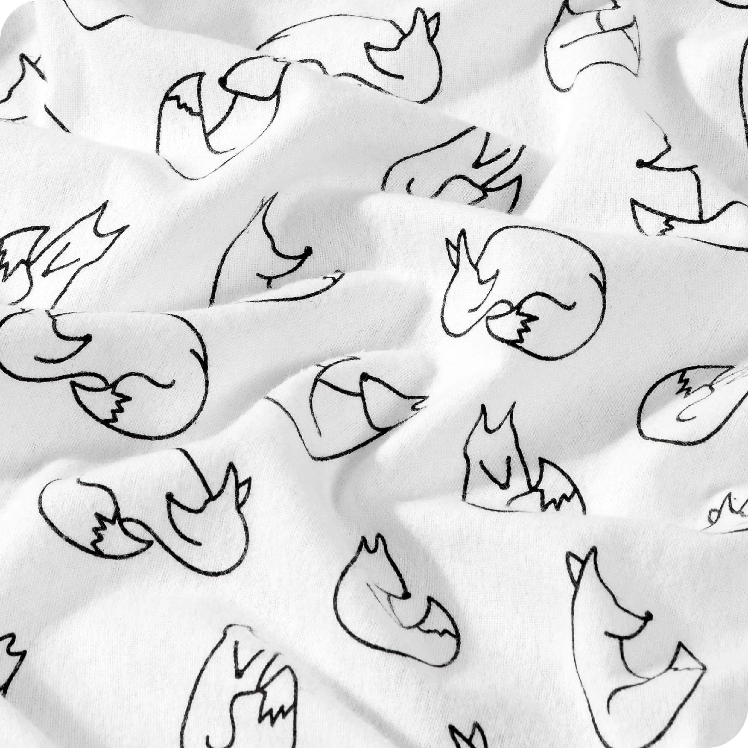 Cotton Flannel Duvet Cover & Sham Set