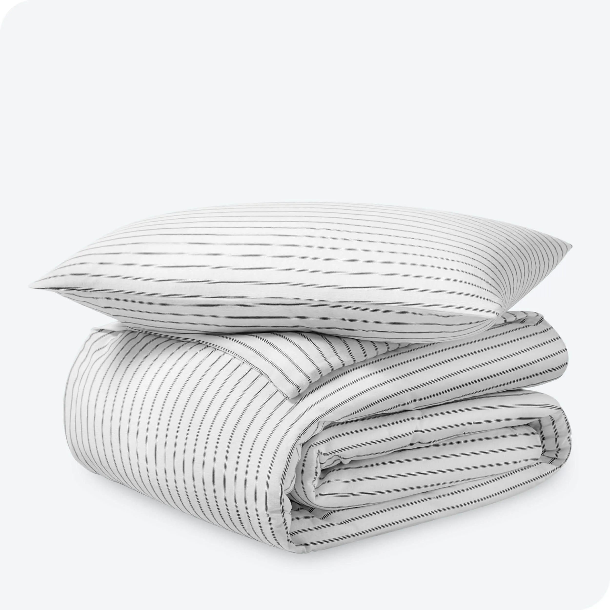 Cotton Flannel Duvet Cover & Sham Set