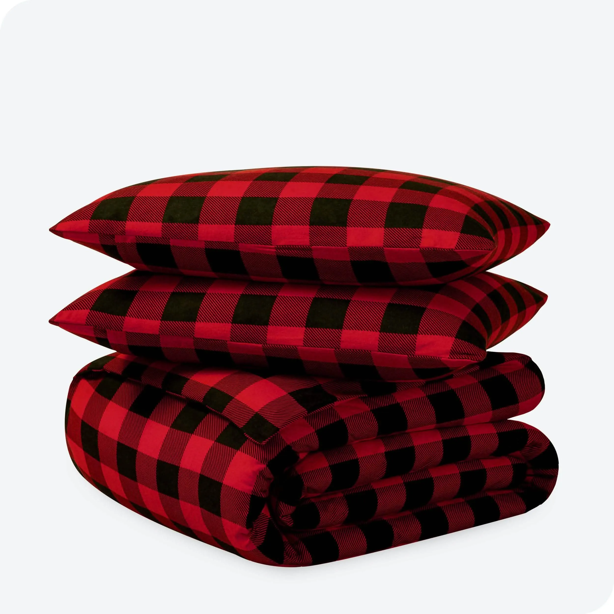 Cotton Flannel Duvet Cover & Sham Set