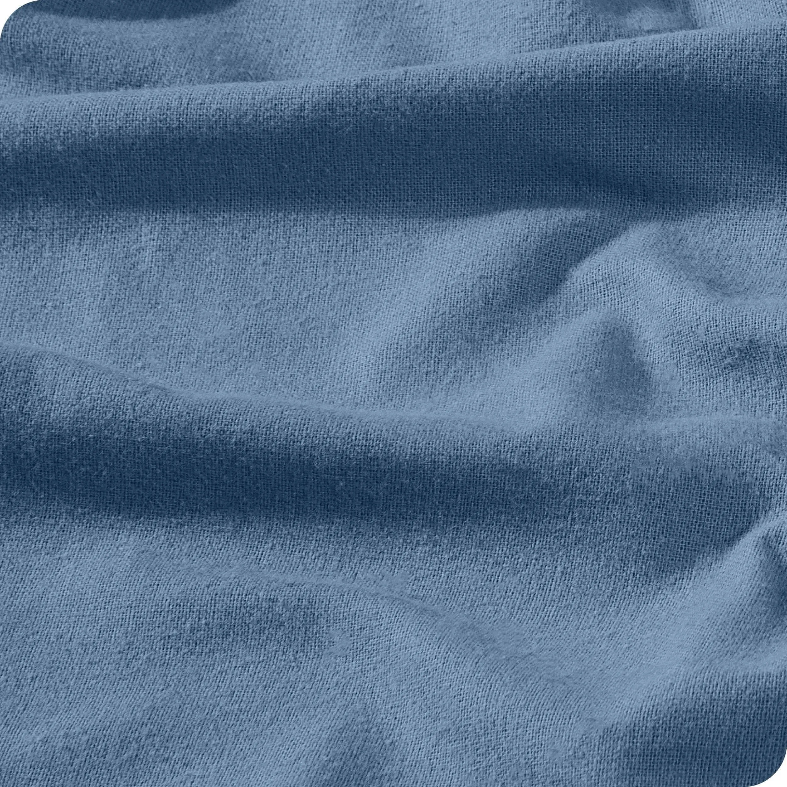 Cotton Flannel Duvet Cover & Sham Set