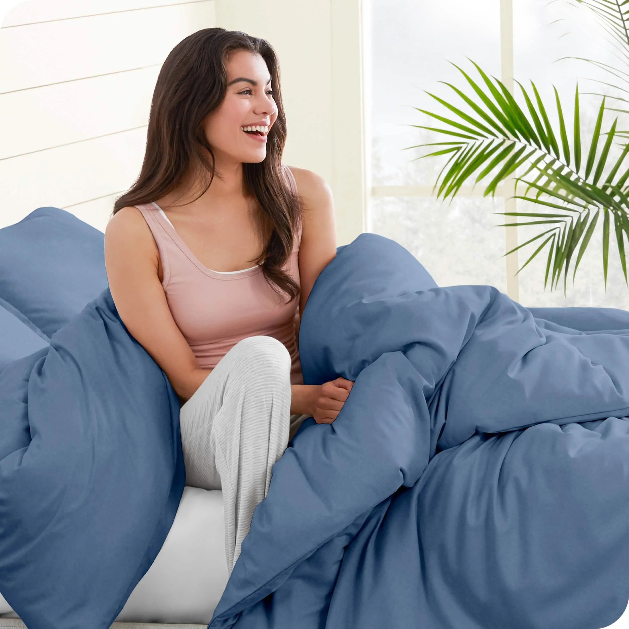 Cotton Flannel Duvet Cover & Sham Set
