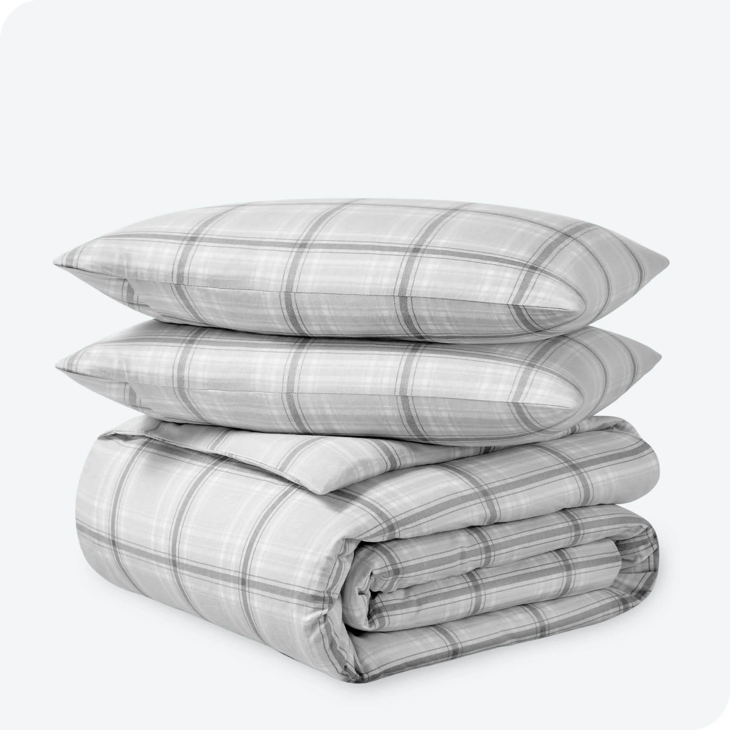Cotton Flannel Duvet Cover & Sham Set