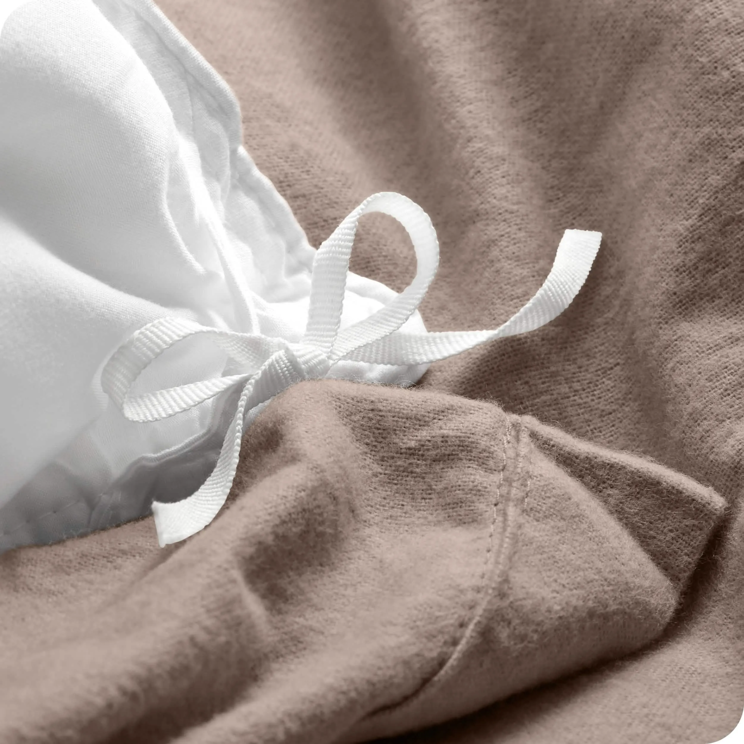 Cotton Flannel Duvet Cover & Sham Set