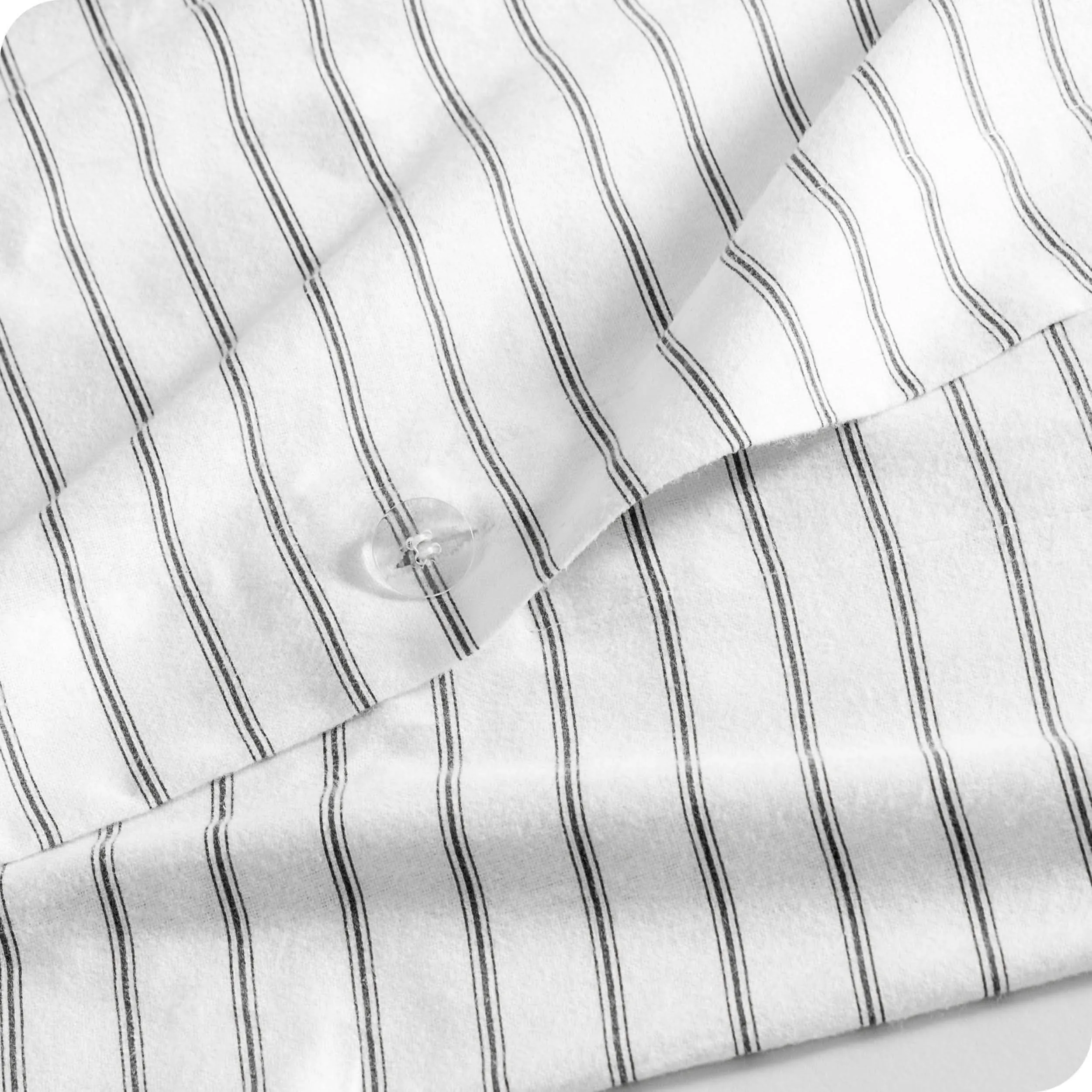 Cotton Flannel Duvet Cover & Sham Set
