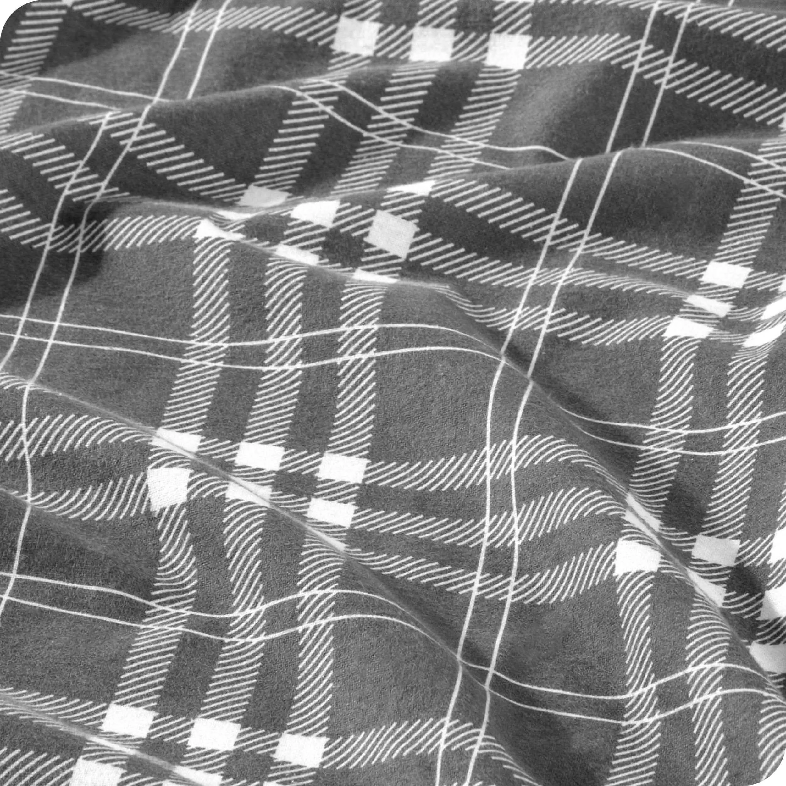 Cotton Flannel Duvet Cover & Sham Set