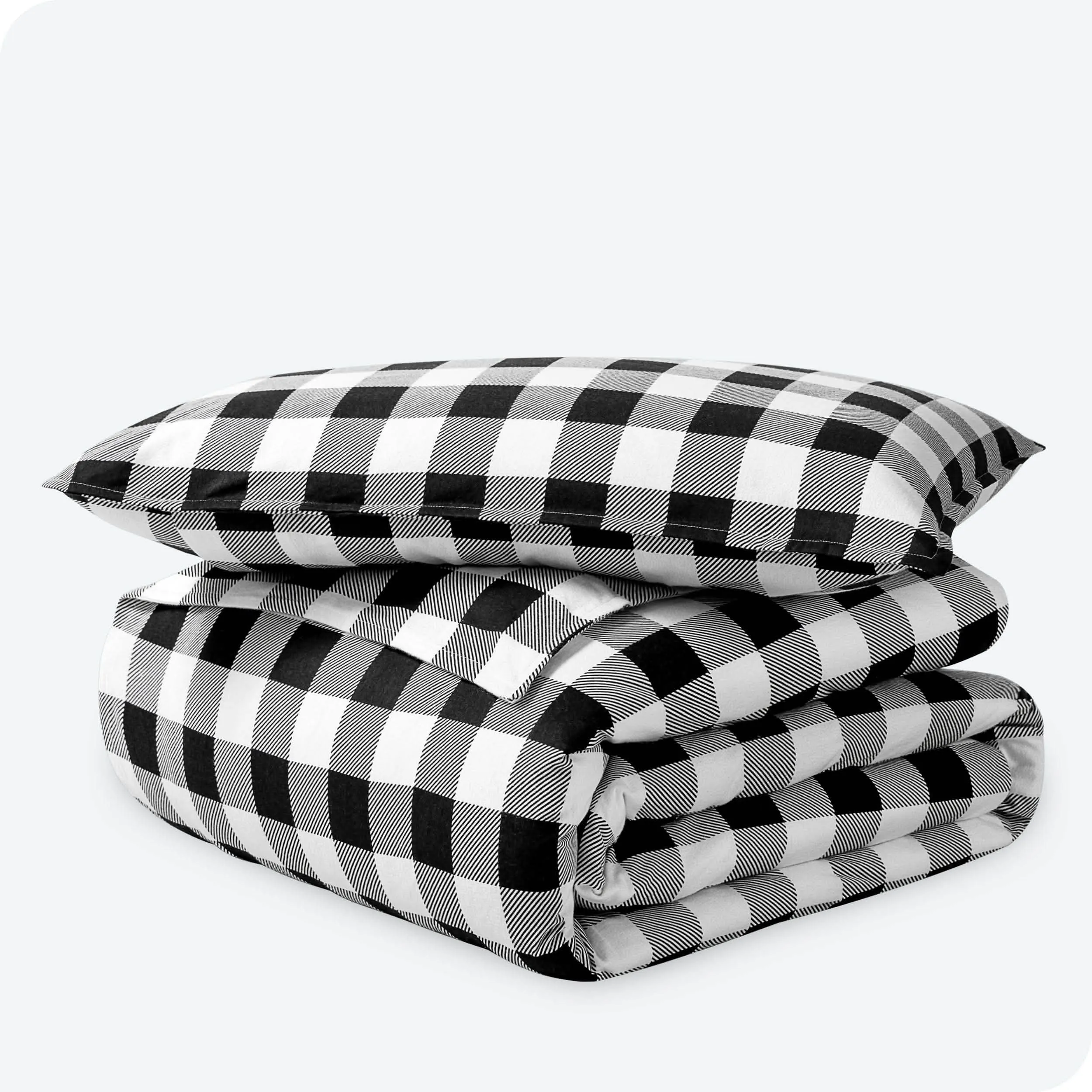 Cotton Flannel Duvet Cover & Sham Set