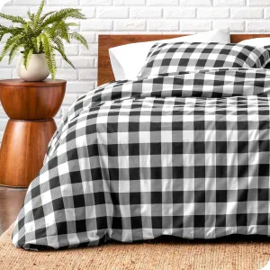 Cotton Flannel Duvet Cover & Sham Set