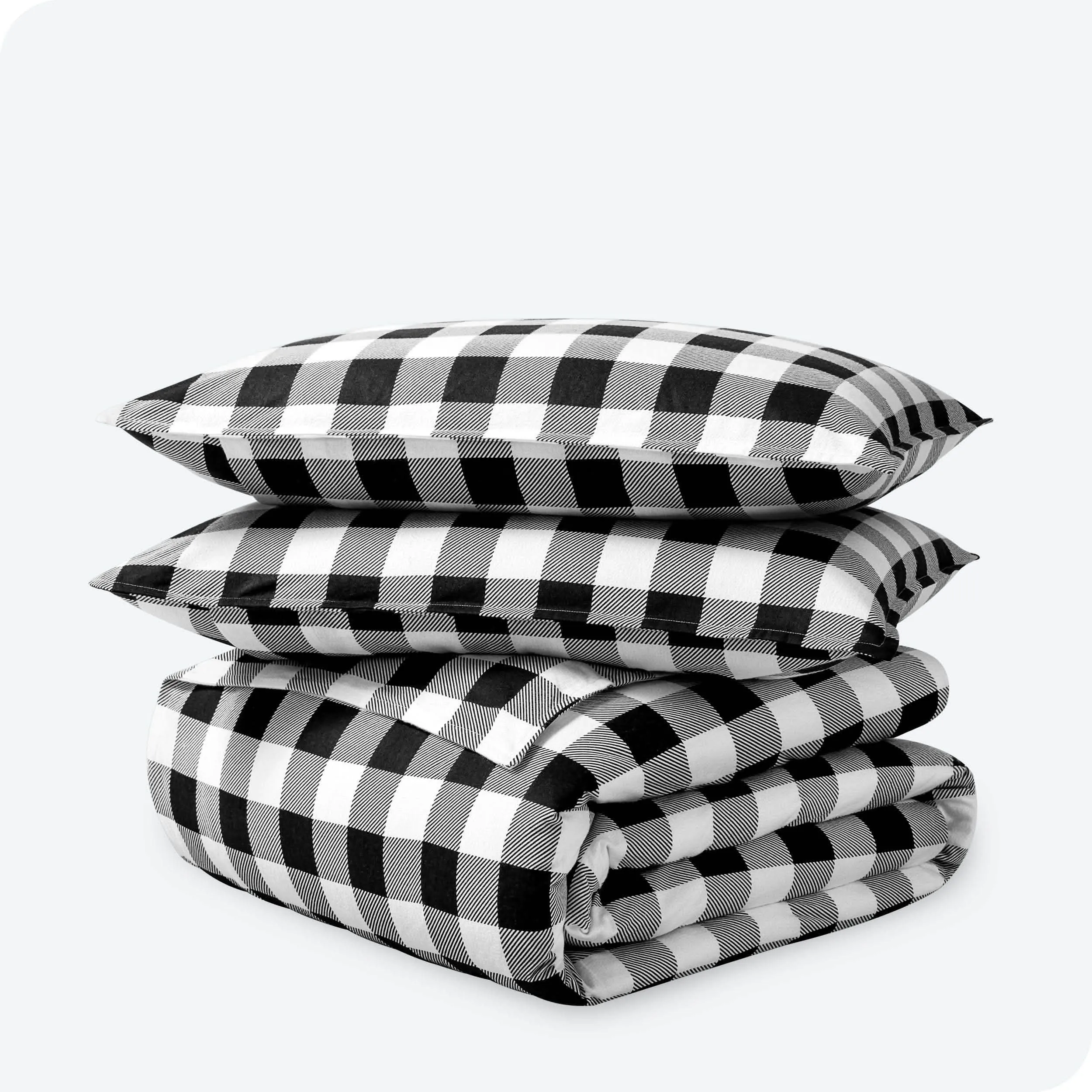 Cotton Flannel Duvet Cover & Sham Set
