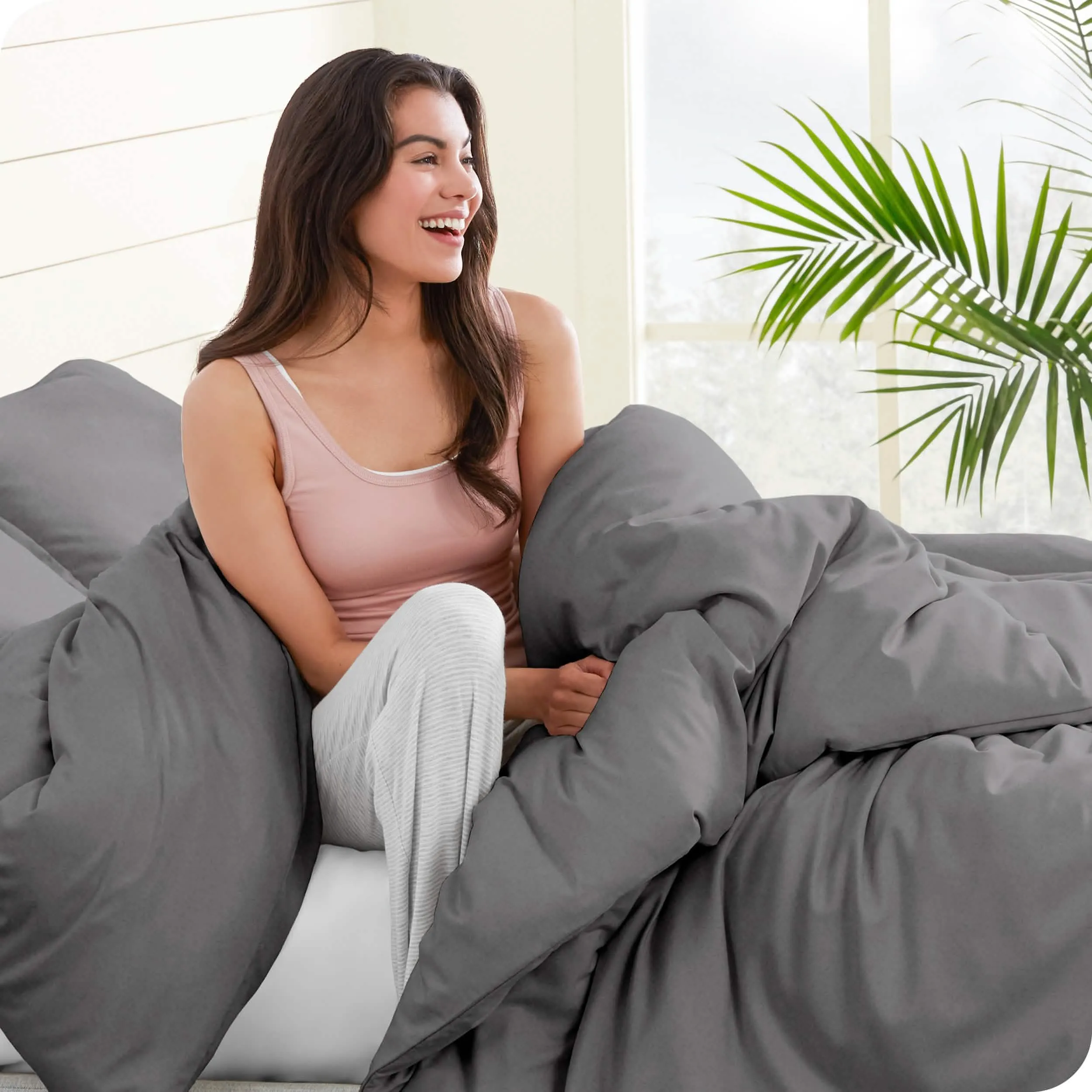 Cotton Flannel Duvet Cover & Sham Set
