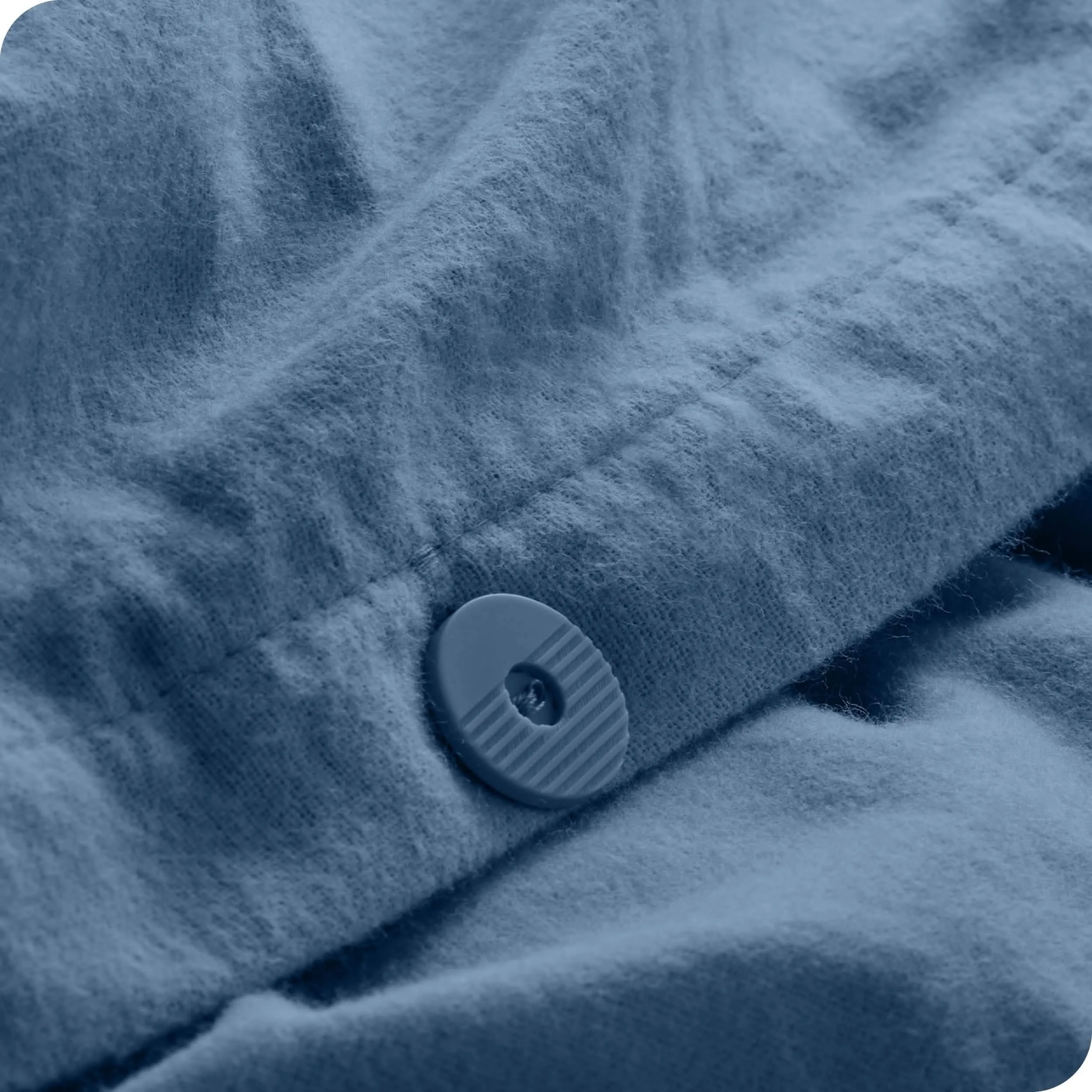 Cotton Flannel Duvet Cover & Sham Set
