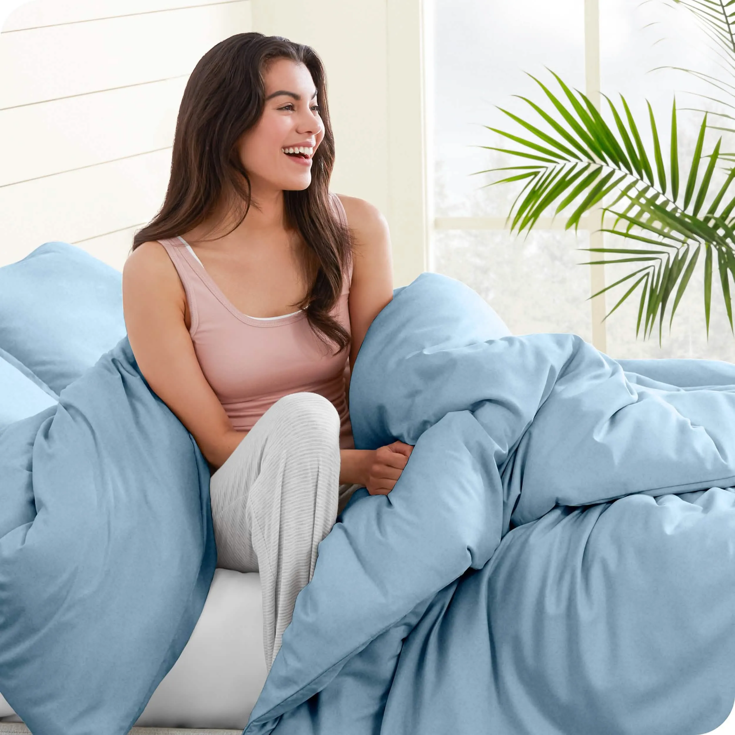 Cotton Flannel Duvet Cover & Sham Set