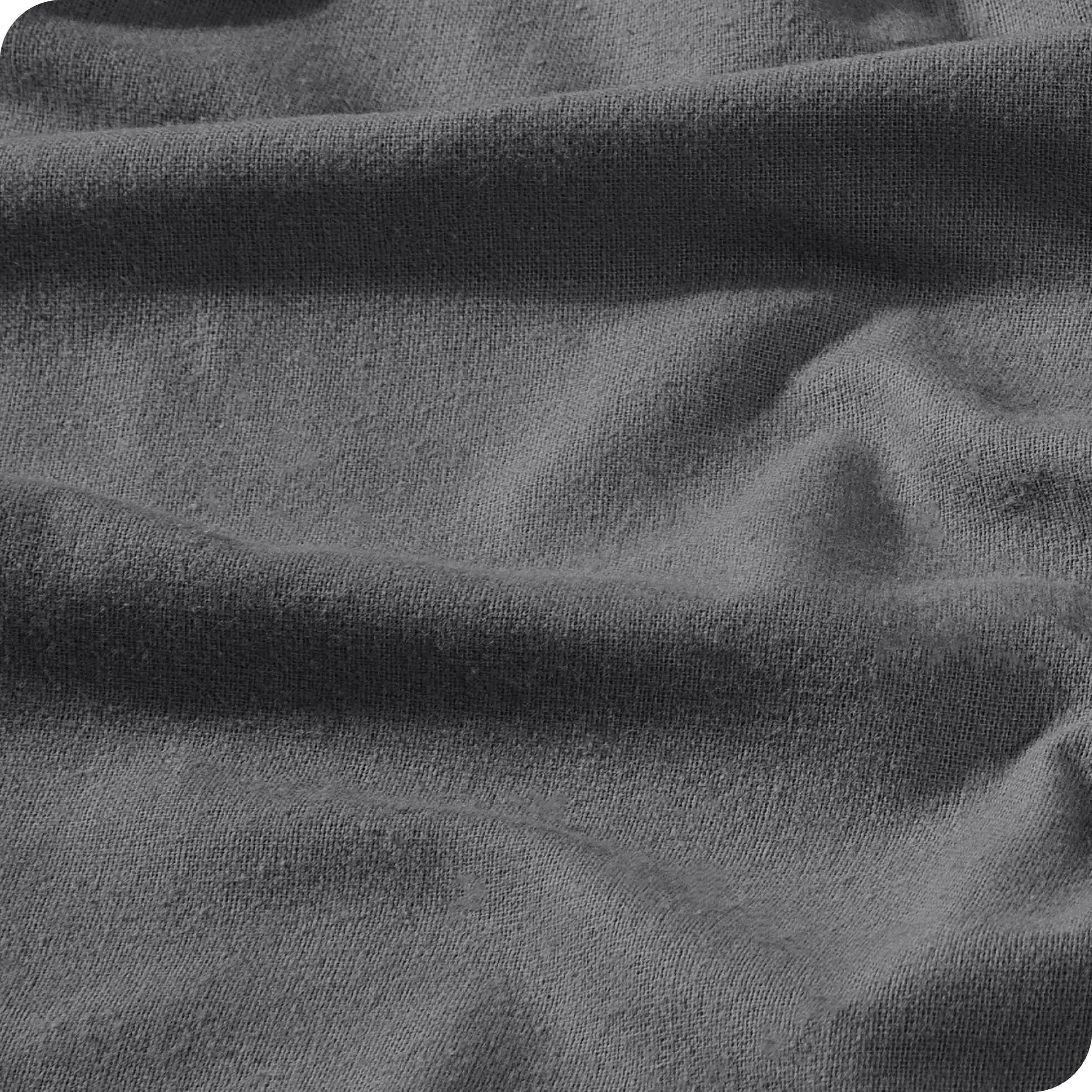 Cotton Flannel Duvet Cover & Sham Set
