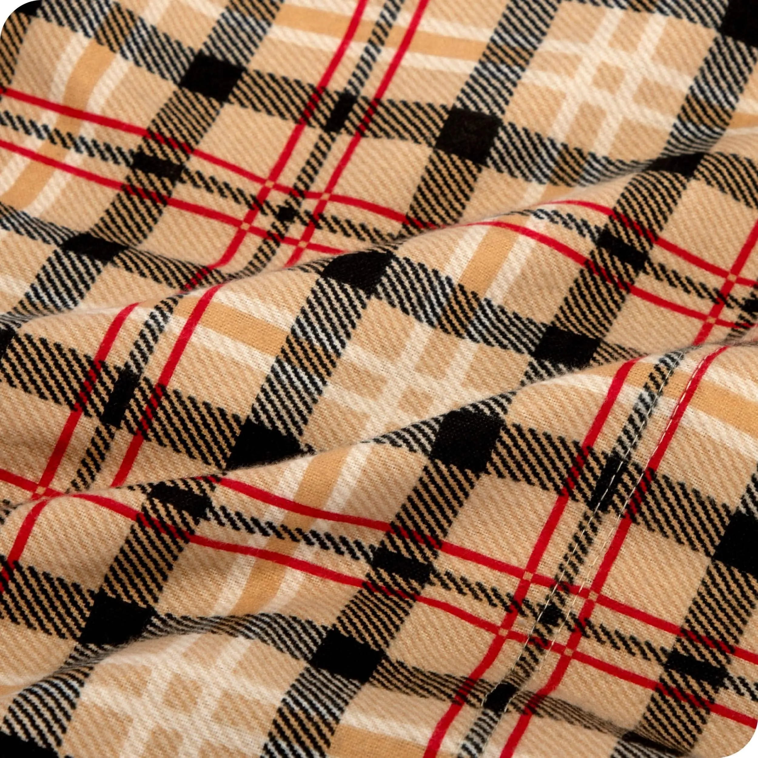 Cotton Flannel Duvet Cover & Sham Set