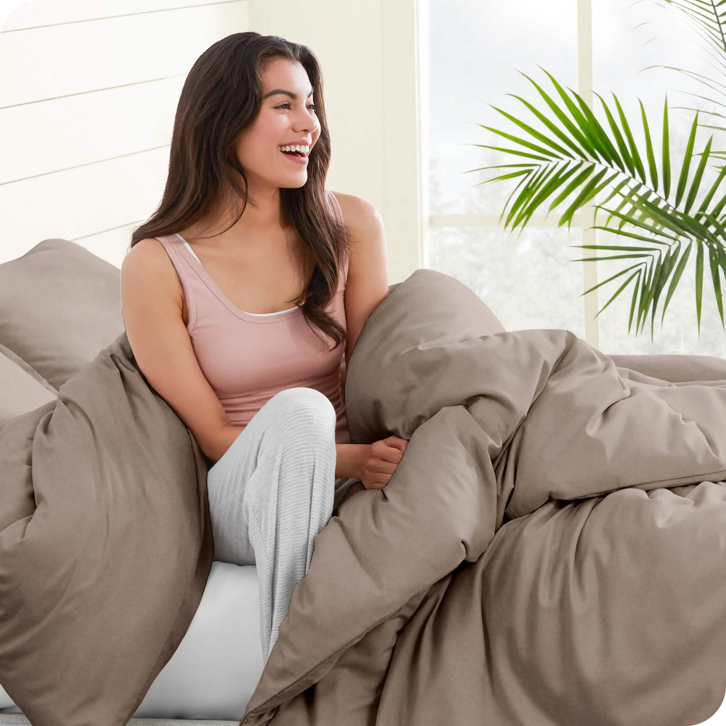 Cotton Flannel Duvet Cover & Sham Set