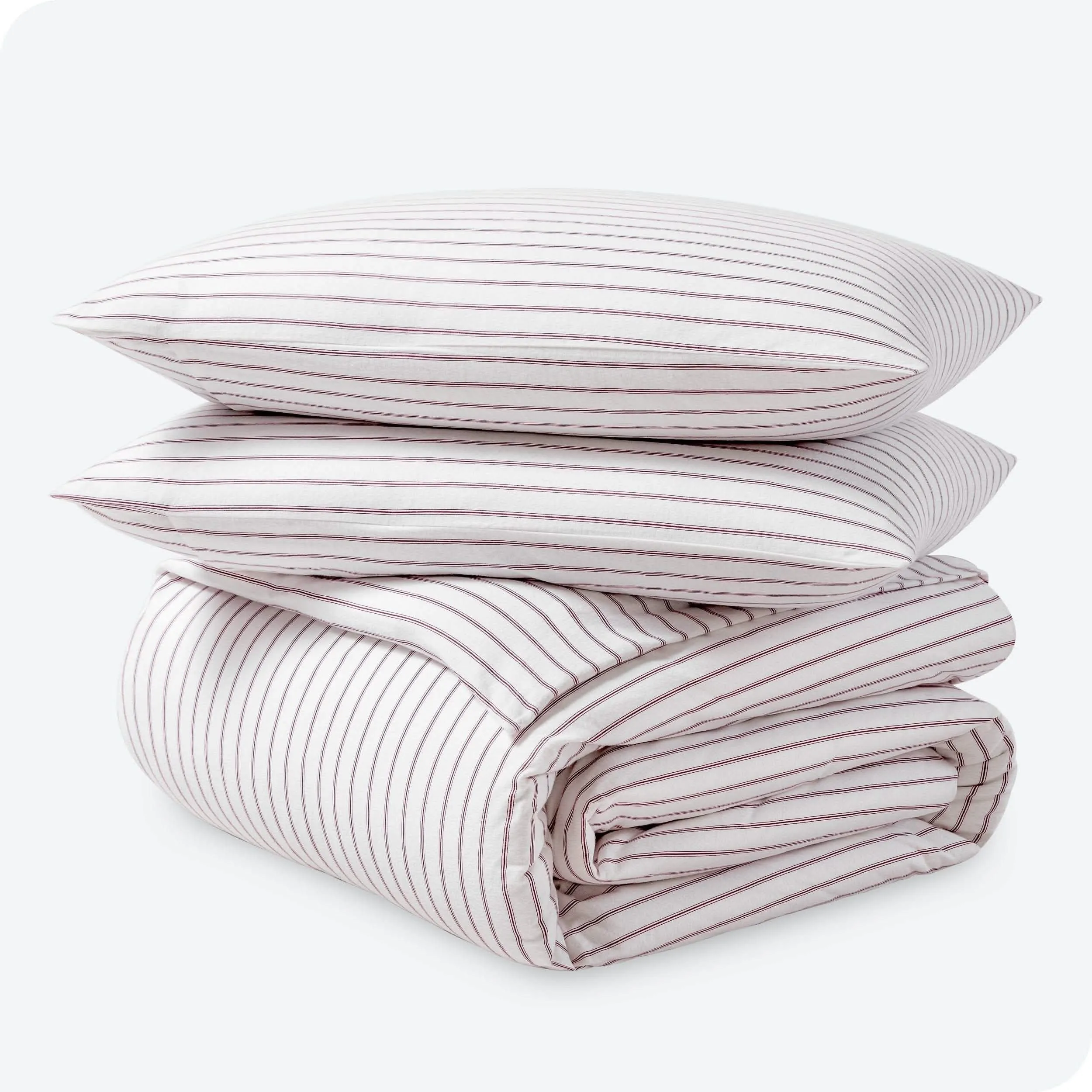 Cotton Flannel Duvet Cover & Sham Set