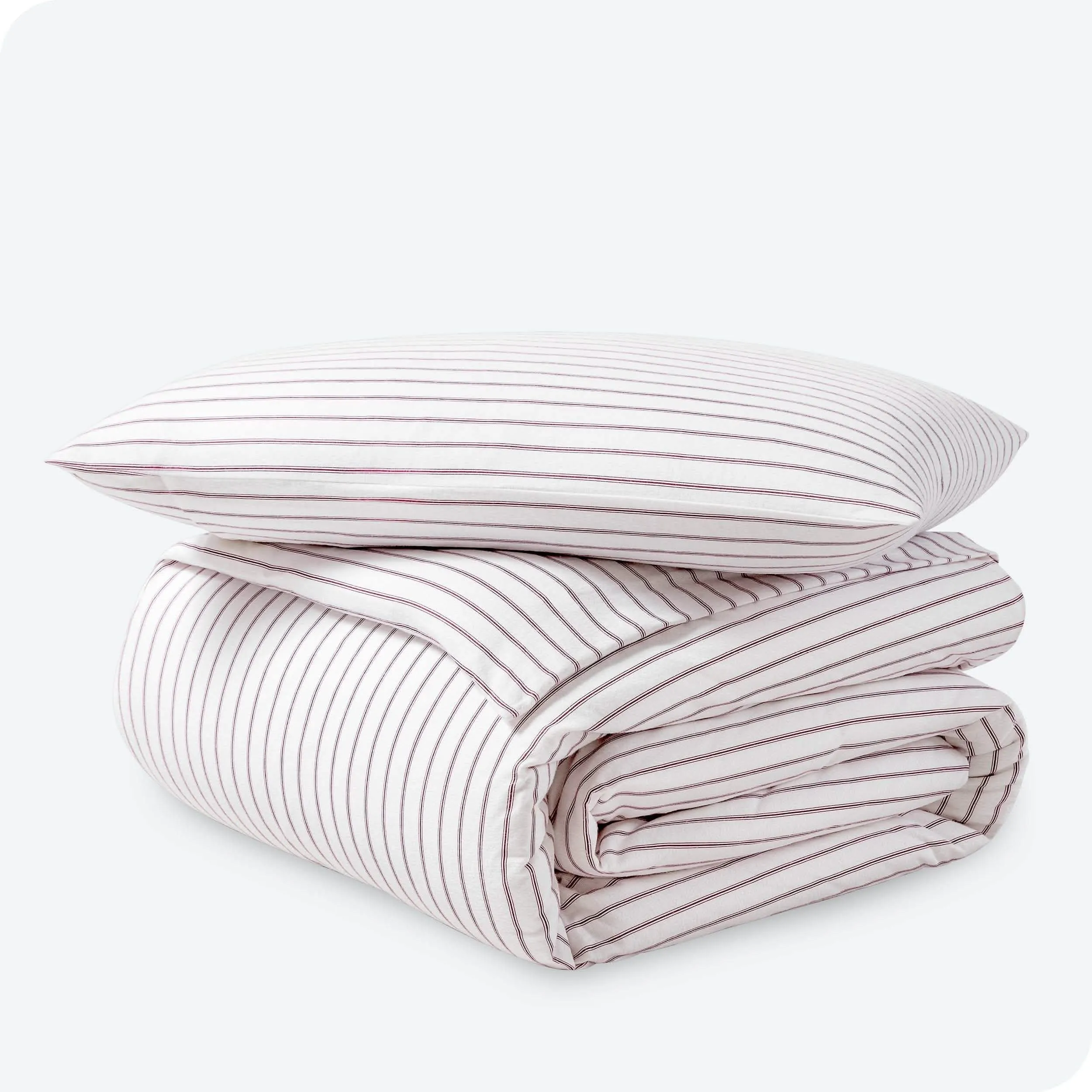 Cotton Flannel Duvet Cover & Sham Set