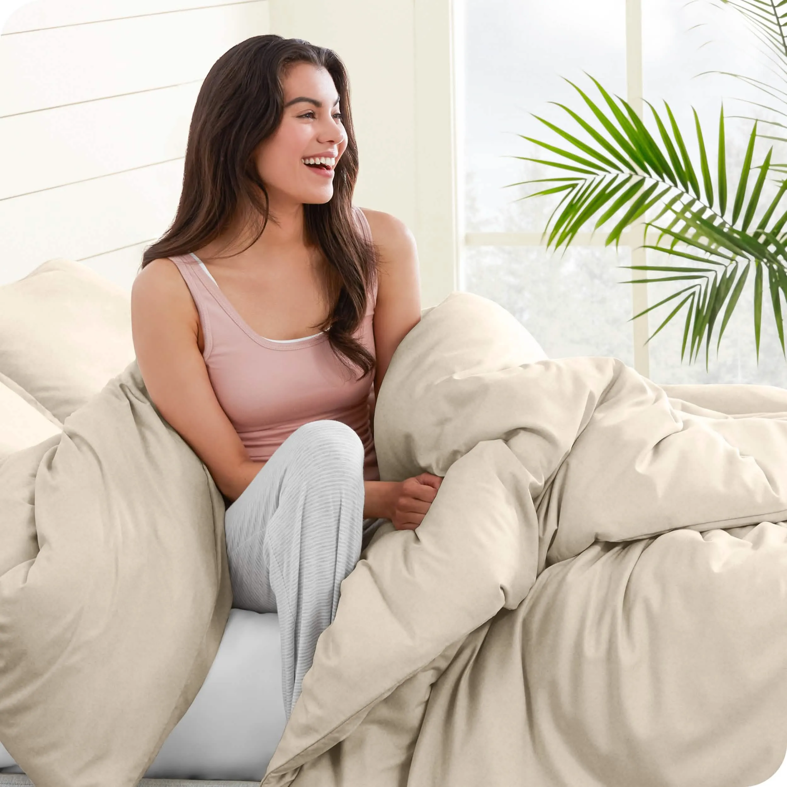 Cotton Flannel Duvet Cover & Sham Set