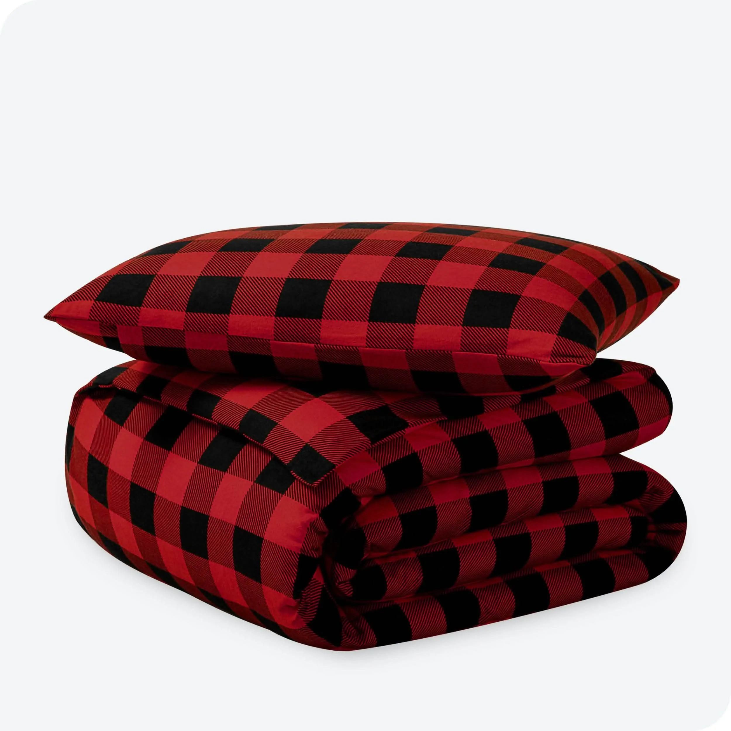 Cotton Flannel Duvet Cover & Sham Set