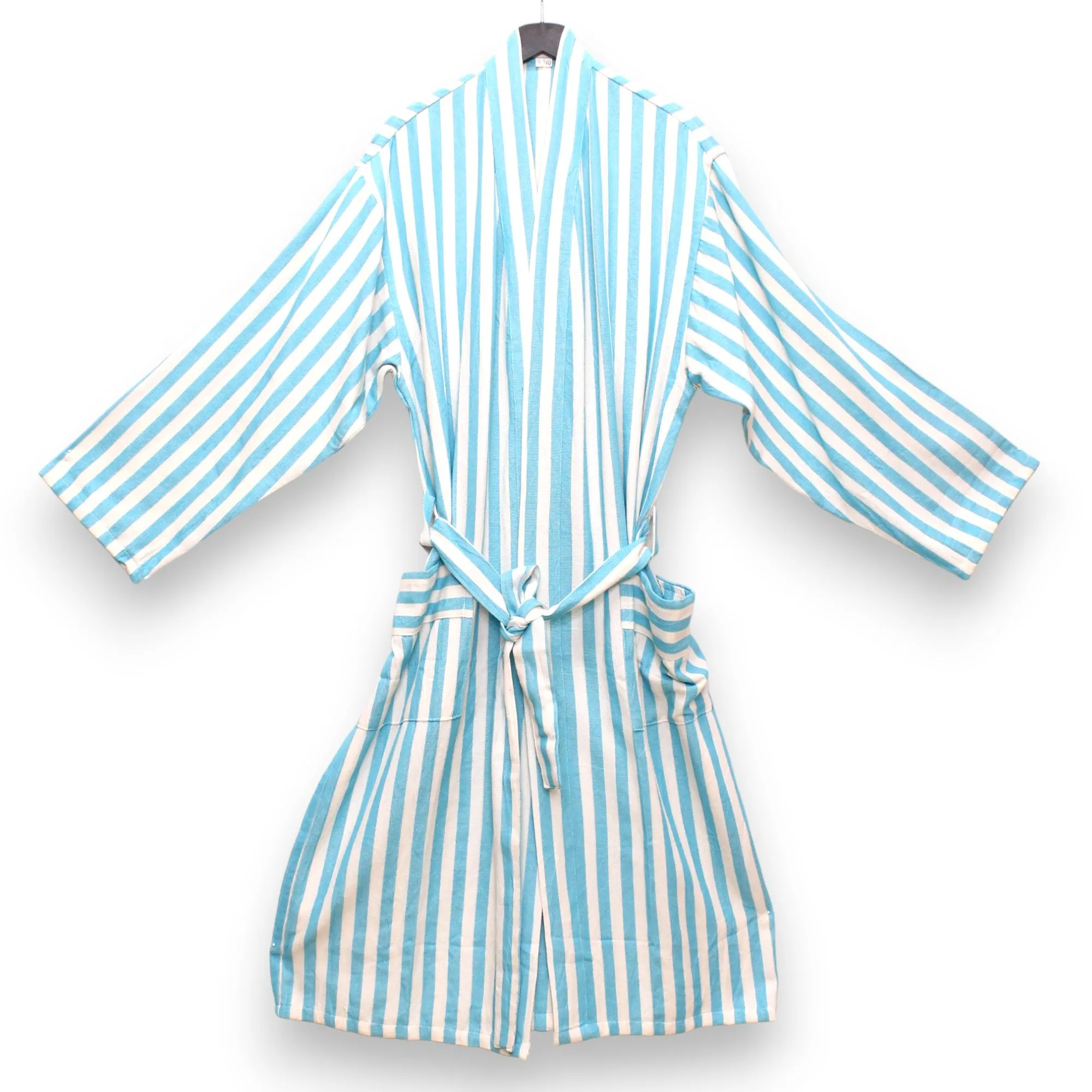 Hand Woven Linen Antiochia Pestemal Bathrobe